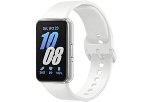 Samsung Galaxy Fit3, Smart Watch, Fitness Tracker, Health Monitoring, Silver, 3 Year Samsung Extended Warranty (UK Version)