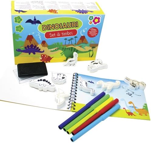 Meadow Kids Mini Dinosaurs and Aliens Stamp Set