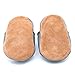Soft Leather Baby boys or girls Shoes with Suede Soles by Dotty Fish with Suede Soles. Panda - 6-12 months