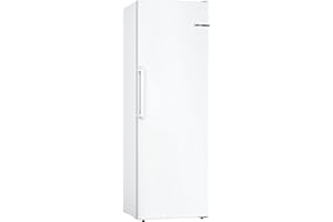 Bosch GSN33VWEP Serie 4, Congelatore monoporta da libera installazione, NoFrost, Cassetto BigBox, Tecnologia Inverter Intelligente, 176 x 60 cm, Bianco