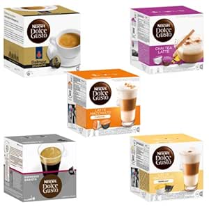 Nescafé Dolce Gusto Kapseln Exoten-Set, 5 Sorten, Kaffee, Kaffeekapsel, 5 x 16 Kapseln: Amazon ...