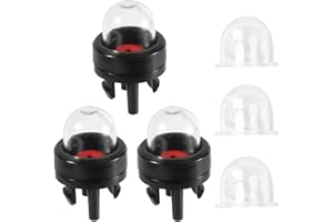 Gosknor 6 uds 188-512-1 Bombilla de Cebado a Presión y Bomba de Bombilla de Cebado, Bombilla de Cebado Carburador Repuesto para Motores Pequeños Compatibles con Motosierra Poulan Echo