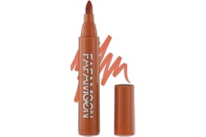 GETEAWILY Pennarello per labbra | Pennarello per labbra colorato con aloe e olio di cocco, rossetto impermeabile | Penna per trucco labbra altamente pigmentata per donne e ragazze, punta a