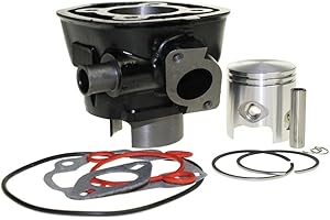 CITOMERX 70ccm Racing Sport Zylinder Kit Set für Minarelli 50 wassergekühlt LC Yamaha Aerox YQ50, MBK Nitro, Aprilia SR50, Malaguti