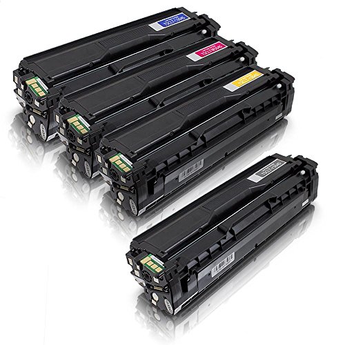 Multipack 4 Kompatible Toner für Samsung CLP415 CLP-415 CLX4195FW CLP415NW CLX4195FN CLP410 CLP415N CLX4195N CLX4100 Xpress C1860fw C1860 C1810W C1800 CLT-K504S CLT-C504S CLT-M504S CLT-Y504S ms-point® - 2