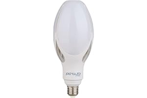 Sigmaled lighting - LAMPADA LED E27 50W (equivalente a 350W) - Luce bianca NATURALE 4000K - 5500 lumen - Attacco grande E27 - Lampadina LED ED90-90x216mm