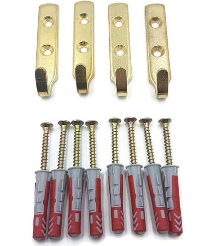Set 39 Ganci Per Parete - Supporti Per Quadri, Orologi E Specchi Su Muratura E Cartongesso