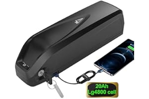 UNIT PACK POWER 20Ah Long Range Rahmenakku - 36V/48V/52V Lithium-Ionen-Akku für 1500W 1200W 1000W Bafang BBSHD und andere Ebike-Umrüstsätze