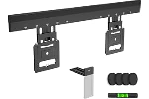 Ultra Slim TV-Wandhalterung - IMtKotW TV Halterung für 37-80 Zoll Fernseher, Max. 75 kg, TV Halterung max. VESA 600x400, Universelle Kompatibilität, Abstand zur Wand nur 0,95 cm