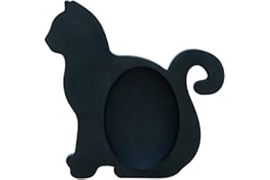 FISURA - Repose-cuillère original en forme de chat. Repose-cuillère support en silicone. Porte-cuillère pour plan de travail de Cuisine noir. 12x12 centimètres. 