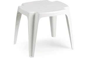 Ipae-progarden M257729 - Tavolino Solid, Colore Bianco