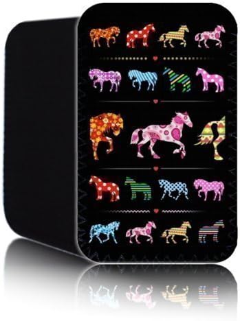 Fantasy HORSE Pattern Retro Case for TESCO HUDL Neoprene Tablet Pouch