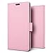 Price comparison product image SLEO Case for Huawei Honor 9 Lite Case Protective PU Leather Wallet Flip Magnetic Cover Case for Huawei Honor 9 Lite with Card Slots and Build-in Stand - Pink