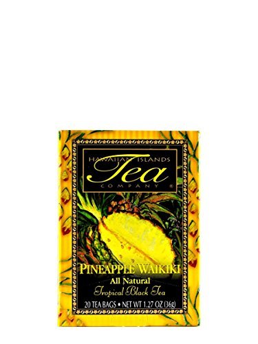 Preisvergleich Produktbild Pineapple Waikiki Tropical Black Tea 20 Tea Bags by Hawaiian Islands Tea