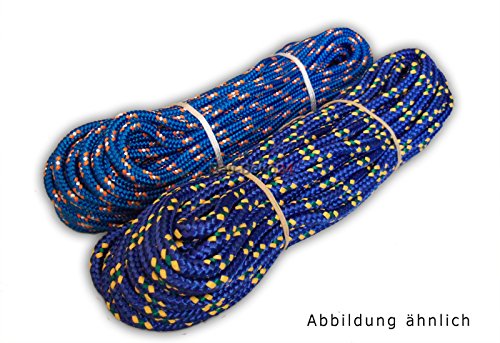 POLYPROPYLENSEIL 5mm 200m (0,09 €/m) BLAU Polypropylen Seil Leine Flechtleine PP Schot Reepschnur