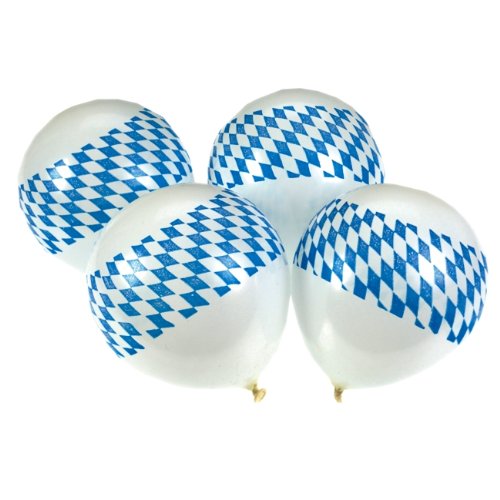 25 Oktoberfest Luftballons Bayrische Raute