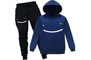 Forlcool Youtube Gamer Dream SMP Smile Boys Unisex Tracksuit Hoodie + Trousers 2pcs Kids Boys Girls Outwear Hoodies Top Clothes Set