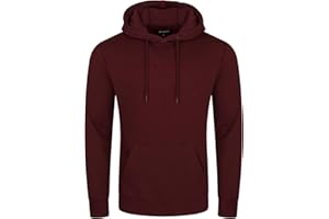 riverso Hoodie Herren RIVErik Regular Fit Kapuzenpullover Pullover Sweatshirt Schwarz Rot Braun Beige Navy S M L XL XXL 3XL 4XL 5XL