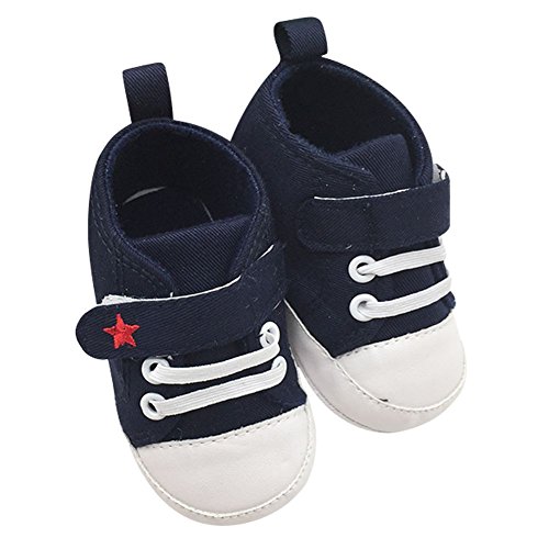 ROPALIA Baby Basic Segeltuch Turnschuh weichen Boden Prewalker Krippe Schuhe - 5