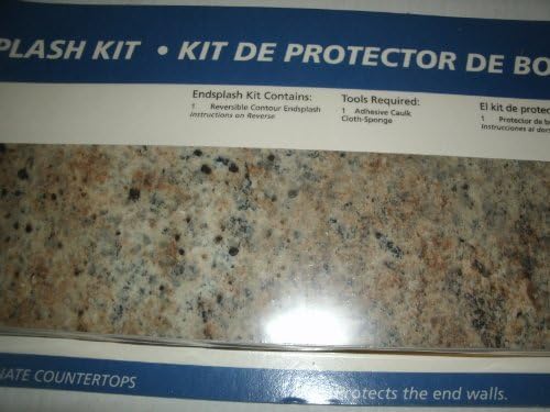 BELANGER Fine Laminate Countertops 4-1/4-in H x 25-3/4-in Madura Gold Ogee Laminate End Splashes Item#351945 Model# 492352BRCESK UPC#048118183994 by Belanger