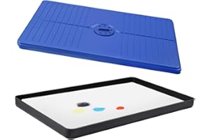 Jucoci Paleta húmeda de 11.2 x 6.9 Pulgadas, Paleta de Pintura para Pinturas acrílicas, miniaturas, Paleta de pigmentos, Pintura Modelo (Azul)