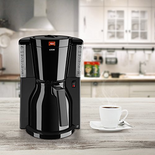 Melitta Kaffeefiltermaschine Look Therm, Aromaselector, Thermkanne, schwarz 101110 - 7