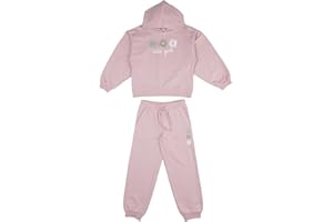 Prénatal, Completo Tuta Bambina Non Felpata in Morbido Cotone, Pantalone Lungo e Felpa con Cappuccio, Abbigliamento Bambina