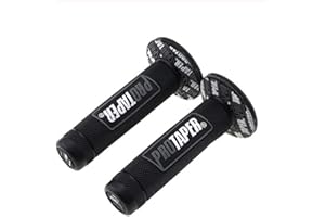 NOBRANDED Motorrad Protaper Griffe Motocross Grip Lenker Dirt Pit Bike 7/8" Handlebar GUMMIgel-Dual Density MX Grips (Color : Black)