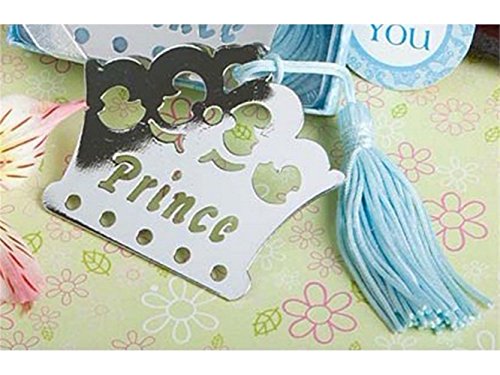 Preisvergleich Produktbild Briefpapier Büro Student 2 Stück Crown Design Lesezeichen Metall Lesezeichen mit Quaste für Hochzeit Schreibwaren Geschenke