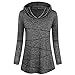 Produktbild Hanomes Damen pullover, Damen Fahsion Bluse mit Langen Ärmeln Yoga Tops Activewear Lauftraining T-Shirt