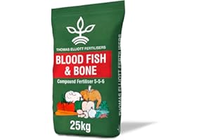 AGRIGEM FISH BLOOD & BONE ORGANIC FERTILISER 25KG THOMAS ELLIOT | GENERAL PURPOSE PLANT FOOD FOR ALL PLANTS & CROPS