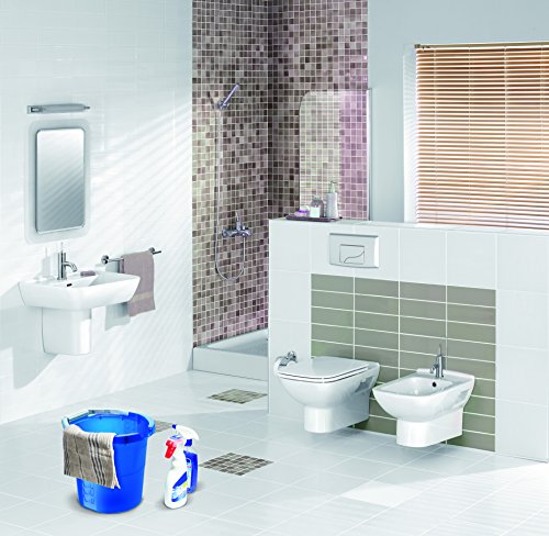 Rotho Eimer Haushalt SOFTLINE, Skaleneimer aus Kunststoff in transparent, mit Softgriff, Inhalt Eimer 10 Liter, ca. 32 x 29 x 27,5 cm - 3