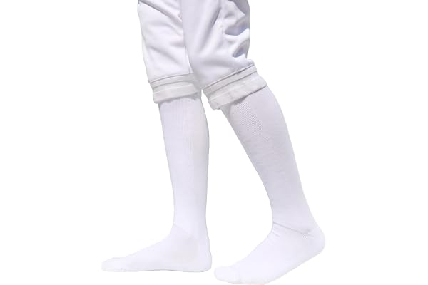 LEONARK 1 Paire de Chaussettes d'escrime pour l'épée, le sabre et le fleuret - Bas d'escrime pour enfants et adultes unisexes