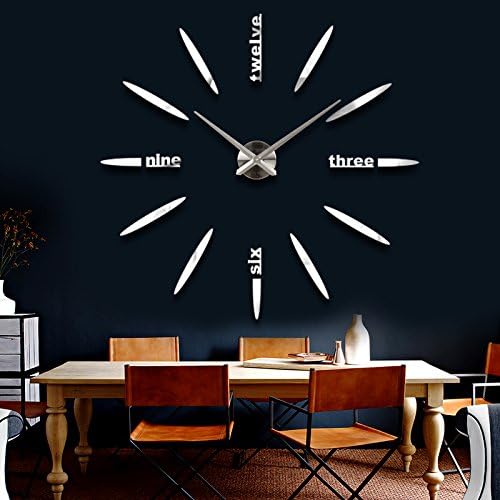 CHLWW3Dcreativediywall Clocks Wall Clock Maximum Size Of A Continental Simple Living Room Wall Of Clocks,Other,Espresso Brown(Diameter90-120Cm)