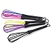5pcs Plastic Salon Hair Color Dye Cream Whisk Mixer Stirrer Random Colors