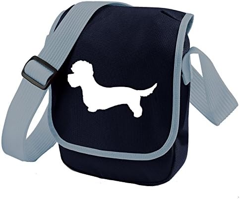 Dandie Dinmont Terrier Bag Reporter Bag Shoulder Bag Dandie Dinmont Silhouette Dandie Dinmont Gift Choice of Colours