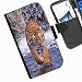 Produktbild Hairyworm- Katzen Samsung Galaxy J5 (2015) ( J500FN, J500F, J500G, J500Y, J500M) Leder Klapphülle Etui Handy Tasche, Deckel mit Kartenfächern, Geldscheinfach und Magnetverschluss.
