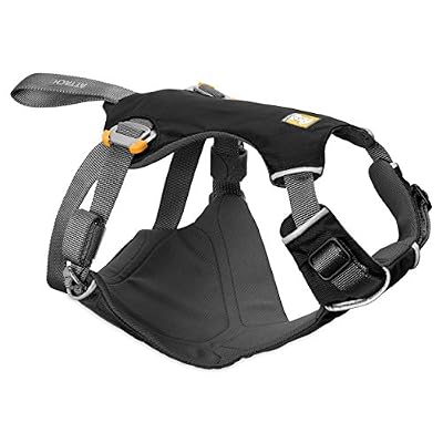 Ruffwear Harnais de Sécurité Automobile pour Chien, Chiens de Très Petite Taille, Ajustement sur Mesure, Taille XS, Noir (Obsidian Black), Harnais Load Up, 3060-001S1