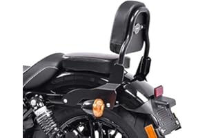 CRAFTRIDE Sissy Bar CSS Fix compatibile con Harley Davidson Sportster 883 Iron 09-20 nero