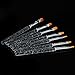 7x Professional Nail Art Design DIY Painting Brush Pen Manicure Decor UV Gel Liquid Brush Decor Tool