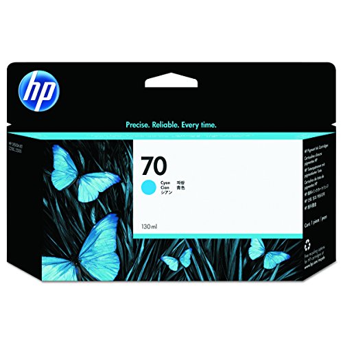 HP 70 Cyan Original Tintenpatrone, 130 ml