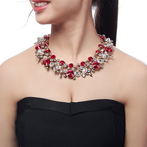 Holylove Statement Necklace for Women Jewelry Fashion Necklace for Wed Holylove 5 Colors Costume Statement Necklace for Nigeria | Ubuy