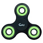 Cuby Tri-Spinner Fidget Spielzeug EDC Focus Spielzeug mit Hybrid-Keramik Lager Ultra Durable Non-3D gedruckt (green)