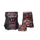 Ranzen EASY in stabiler und moderner Leichtbauweise mit sehr geringem Gewicht, viel Platz, Kunststoff Stellfüße, stabiler Deckel, Schnappverschluss, isolierte Fronttasche und 2 Seitentaschen