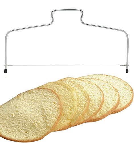 Goldbeing Torten Set inkl. Tortenheber, Tortenbodenteiler& Tortenboden-Schneidhilfe, Torten-Zubehör aus Edelstahl (Farbe: silber), Menge 1 x 3er Set - 8