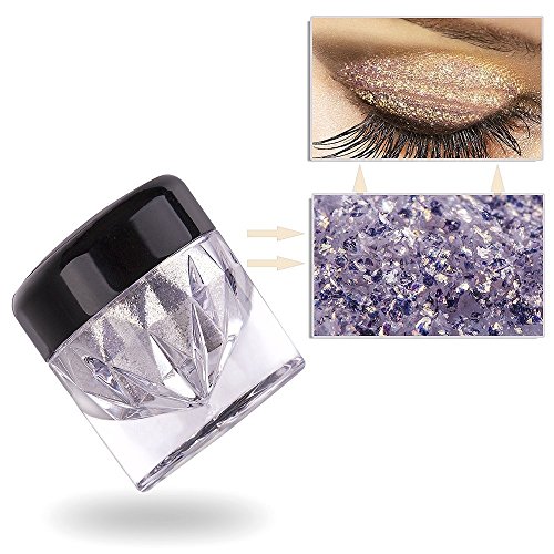 VALUE MAKERS® Professionelle Lidschatten-Pigmente in 6 verschiedenen Farben / Glitzer-Pigmente für das Augen-Make-Up - 7