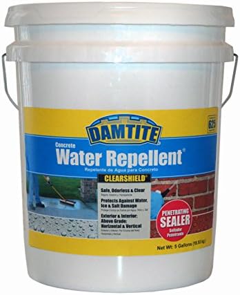 Damtite 06450 Clear Shield Water Repellent, 5 gal Pail