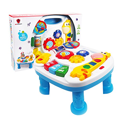 MUSICAL LEARNING TABLE For Babies - Finest Quality Musical Learning Table With Songs-Numbering-Greetings-Colours & Animal Sound Recognition. BEST Entertaining Desk Develops Motor Skills & Encourage Exploration In Children. Mind Blowing Offer BUY NOW