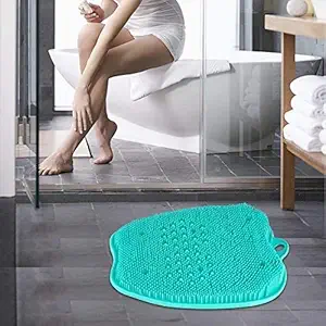 Lucario Foot Scrubber, Foot Cleaner Massager Mat with Non-Slip Suction Cups, Softer Bristles, Bath Shower Foot Brush for Exfoliate Dead Skin, Foot Care, Foot Massage, Increases Circulation