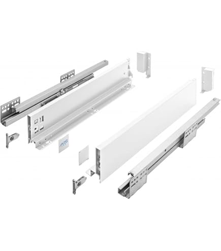 Systemy szuflad AXIS PRO soft close ze szklanymi bokami